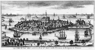 View of St. Malo by Italian School